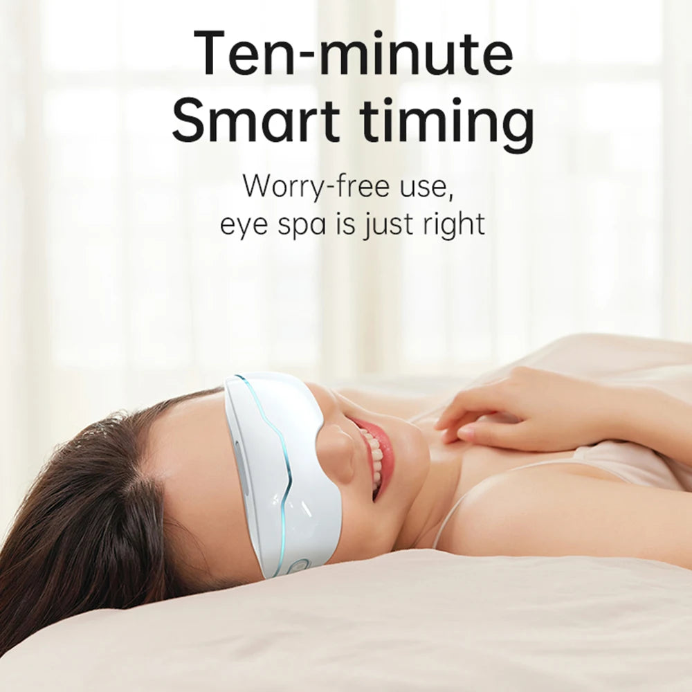 Eye Massager Eye Care Machine Mist Heating for Puffy and Dry Eyes Dark Circles Eye Strain Improved Sleep Smart Eye Care Massager