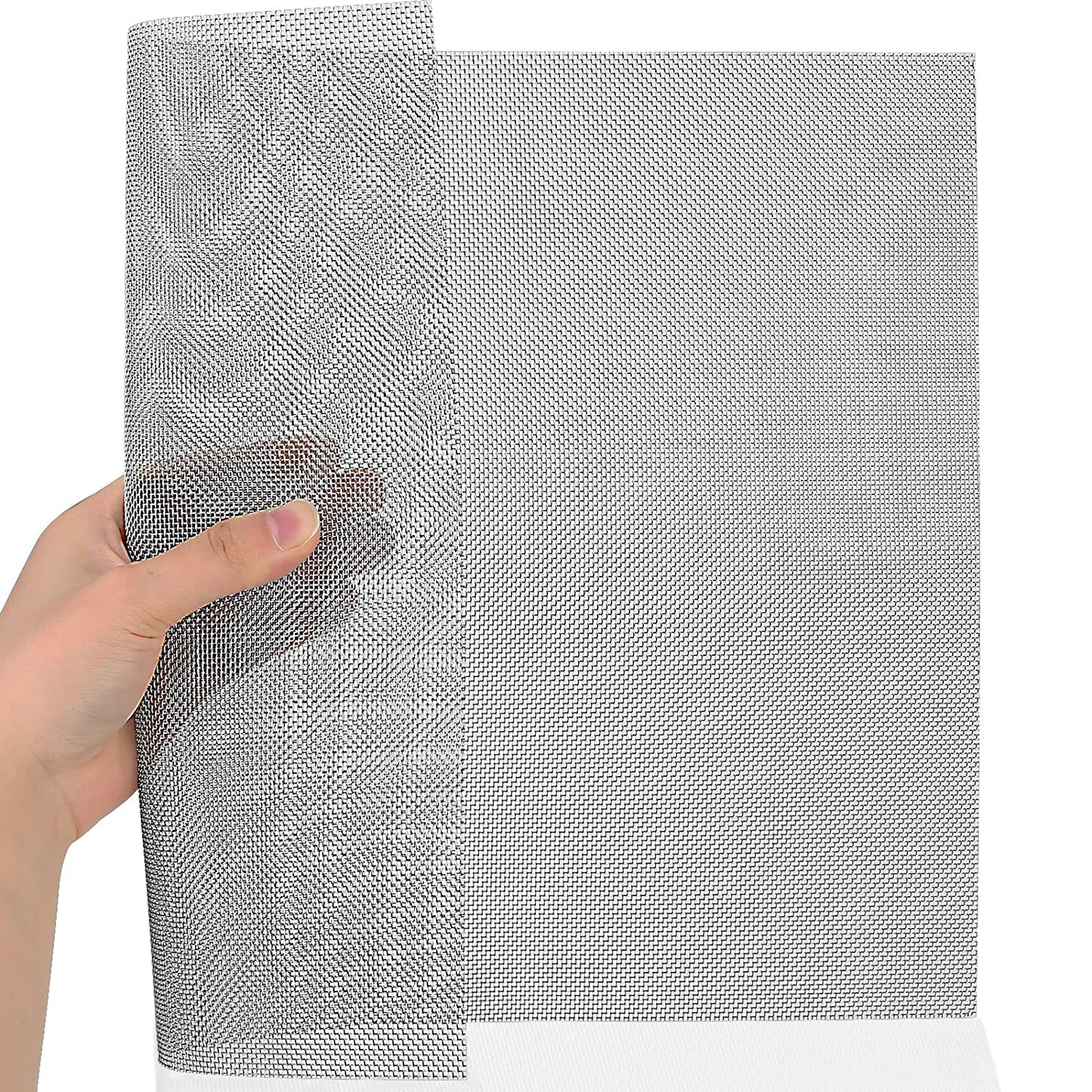 20 Mesh Stainless Steel Mesh Screen 1Pack Woven Wire Mesh 11.3×14.3 Inches (283×363Mm) for Mesh Screen