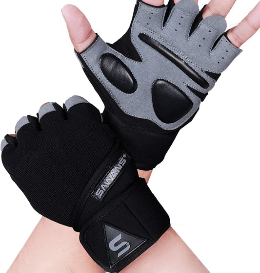 Fitness Workout Gloves Gym Weight Lifting Gloves for Men Women Breathable Gymnasium Wrist Support Padded Deadlifts Exercise Training Pull Ups